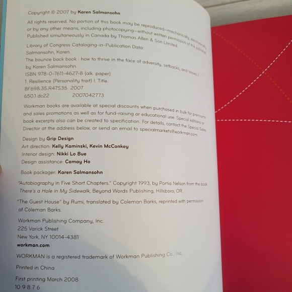 The Bounce Back Book Paperback - Self-help, Psychology, Personal Development - Picture 2 of 7